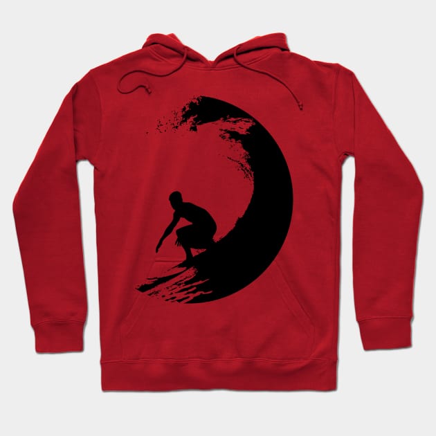 Catch A Wave Hoodie by hamiltonarts